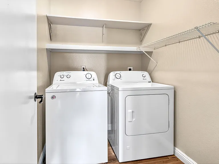 washer and dryer