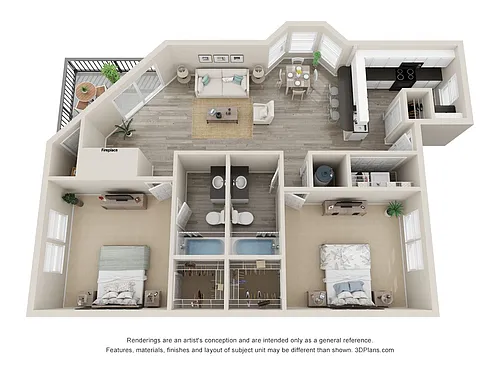 Floor plan B1