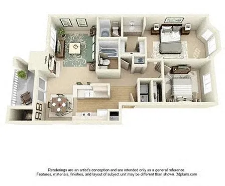 Floor plan 2 X 2
