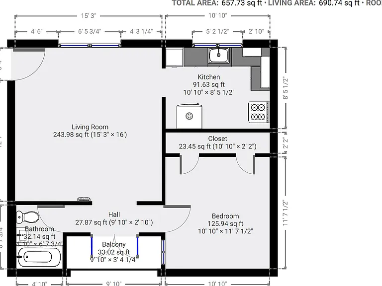 Apartment layout