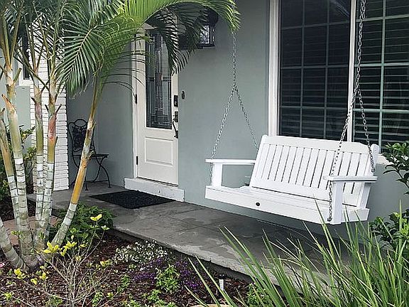 Cozy front porch