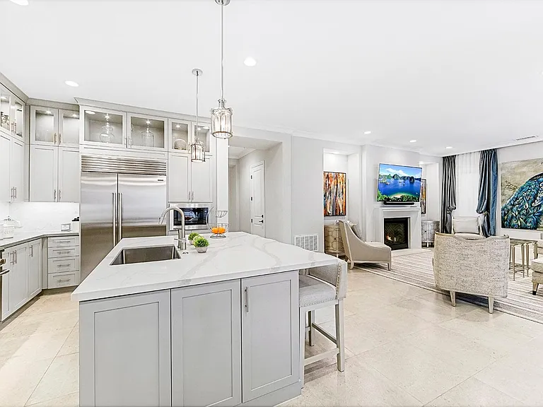 Open concept floor plan with an abundance of light that everyone desires ...