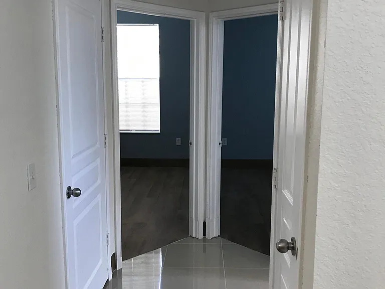 hall way to kids bedrooms
