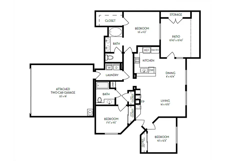 Floor plan C2R