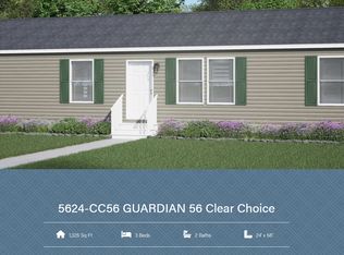 Clayton Guardian 56 (24x56) Plan, Timber Point Mobile Home Community, Ghent, KY 41045