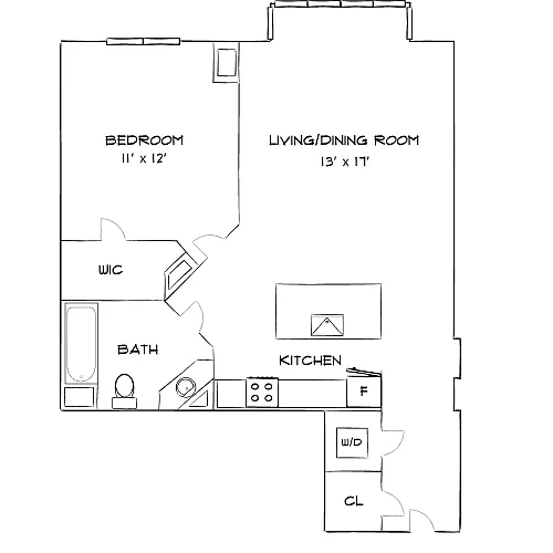 Floor plan Design 1C Premier