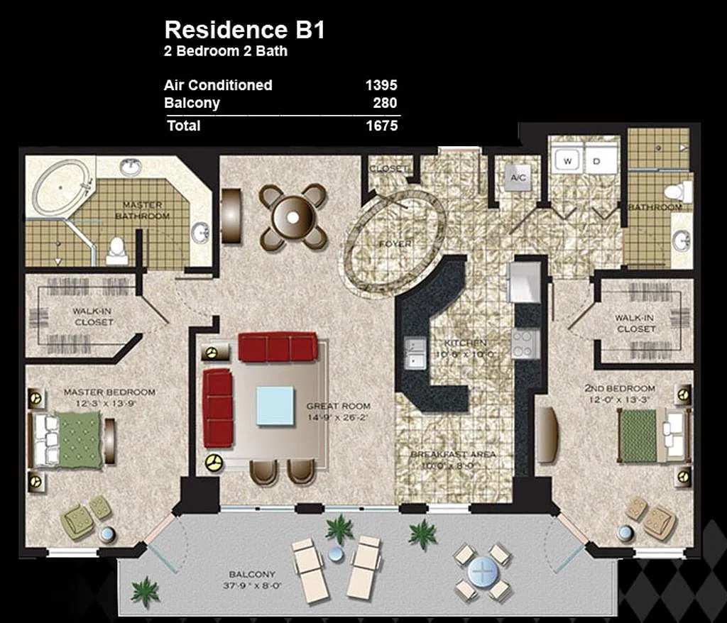 2 bed, 1382 sqft, $3,200 — Photo 2