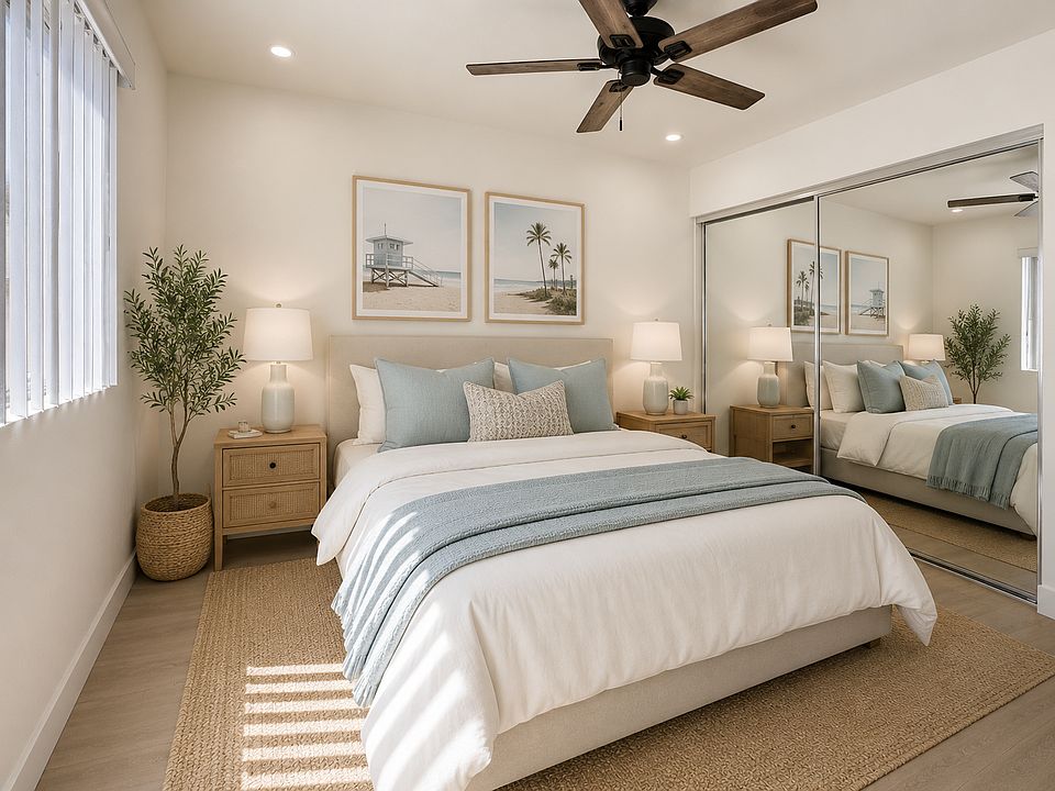 This photo is virtually staged and the apartment does not come furnished!
