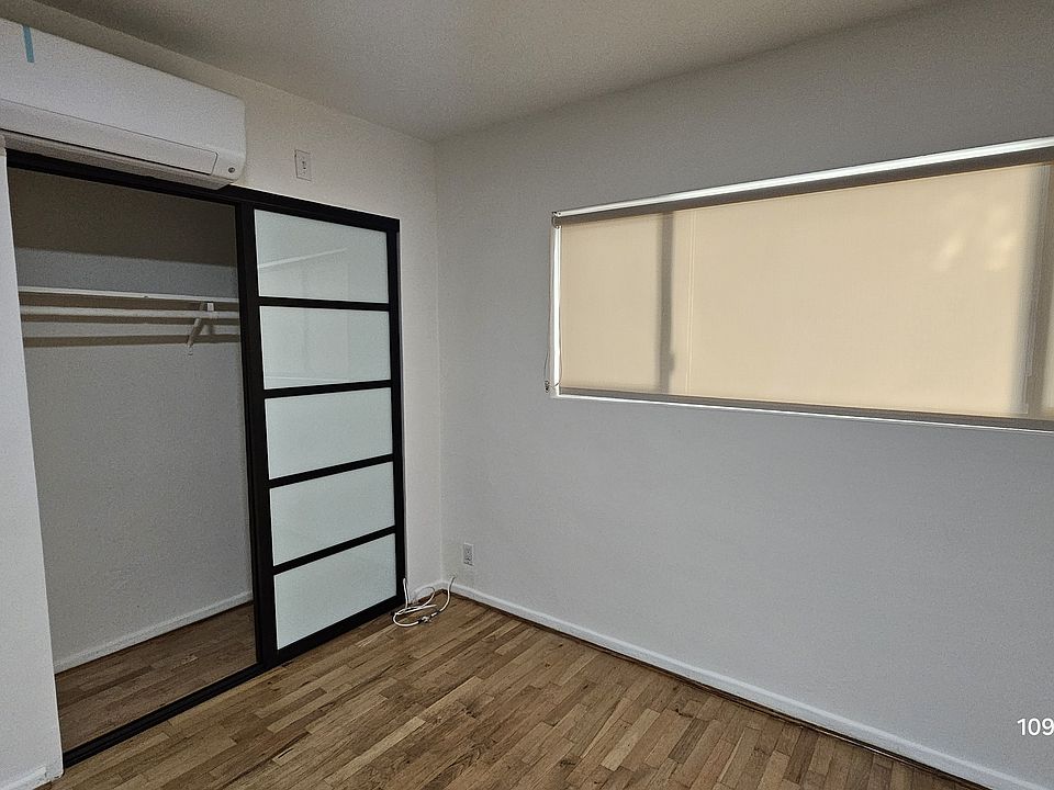 Wall AC, closet, and big window!