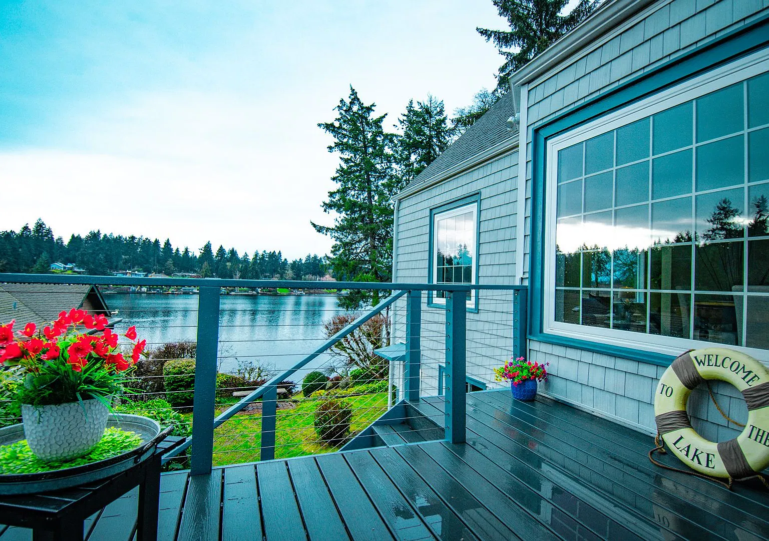 Steilacoom Lake Waterfront Home with Private Dock & Stunning Views — Photo 1