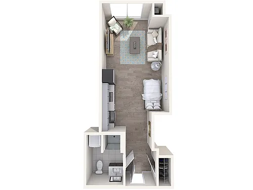 Floor plan Watermark B1-S17