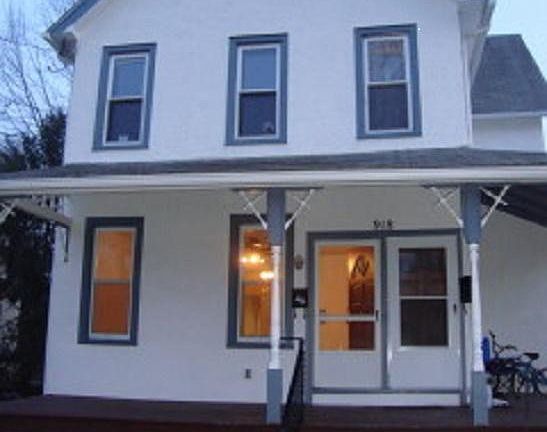 Street view of Porch/Front door on Left