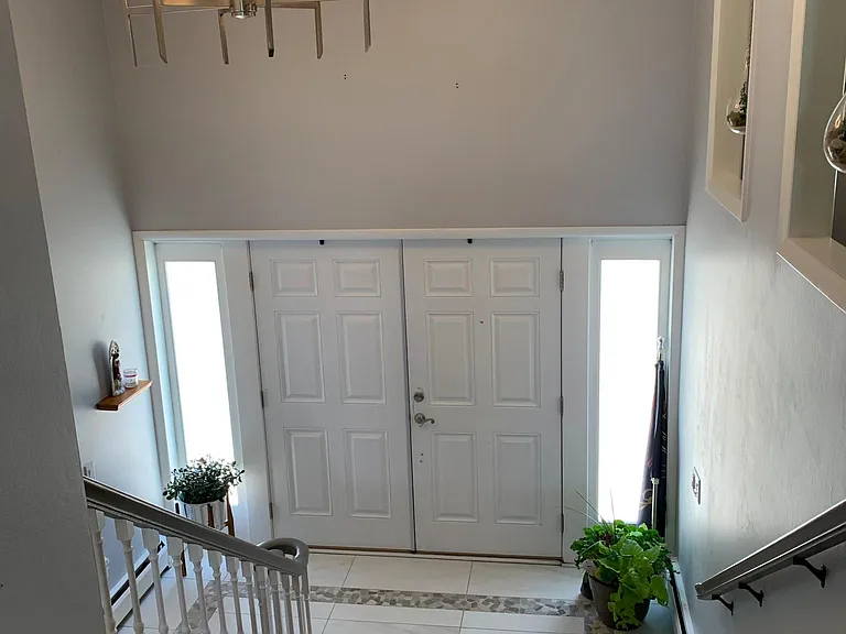 Main entrance view from main level