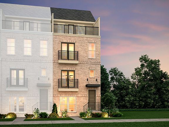 Teravista Exterior 15 features brick, 2 balconies and top floor terrace
