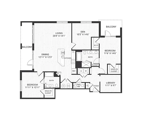Floor plan B18