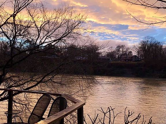 Sunset view from back deck