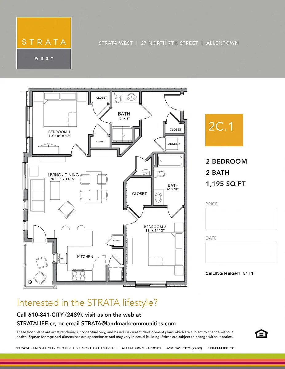 Floor plan 2C1