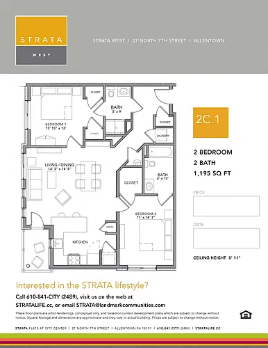 Floor plan 2C1