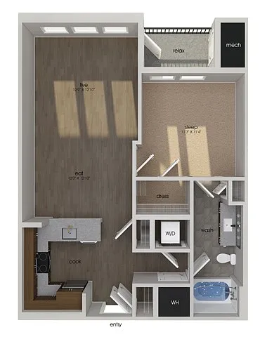 Floor plan A08