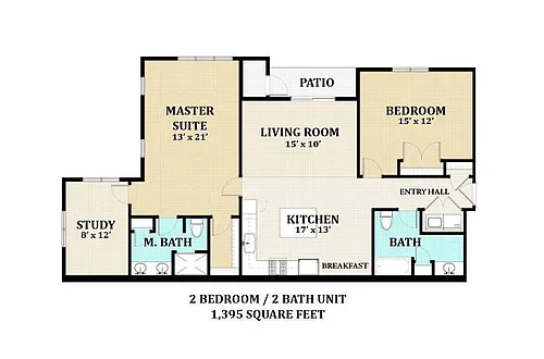 Floor plan Two Bedroom