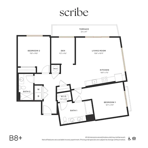 Floor plan B8
