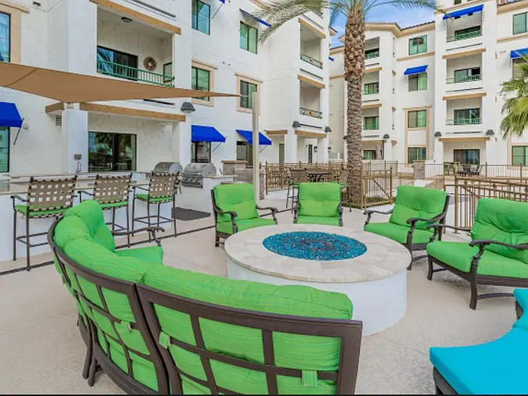 Cay's outdoor area for gathering