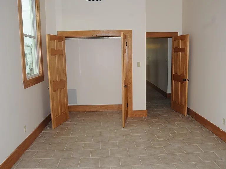 Right bedroom showing large closet
