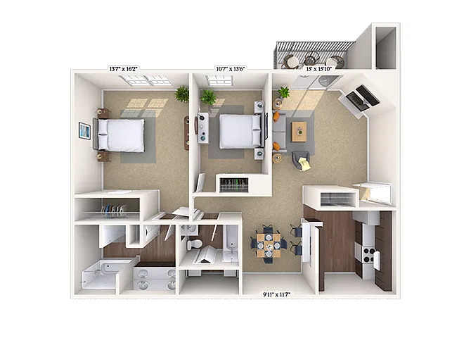 Floor plan The Woodward