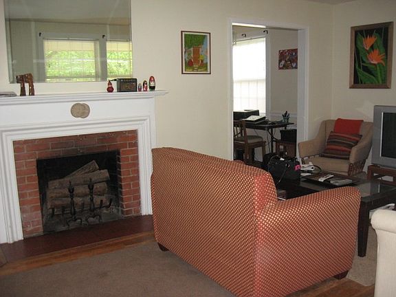 Living Room and Fireplace