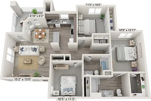Floor plan Gather