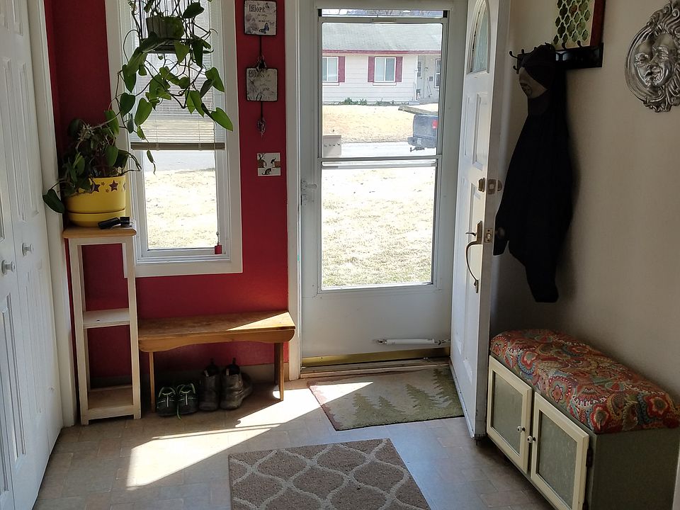 front entryway, new flooring