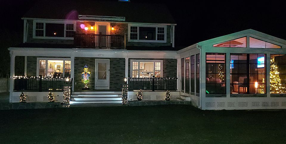 Front with Addition (sunroom