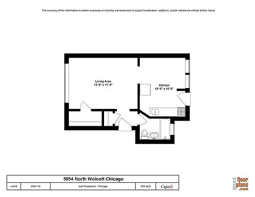 Floor plan Studio