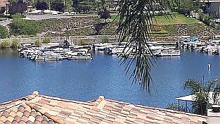 view from bedroom and decks