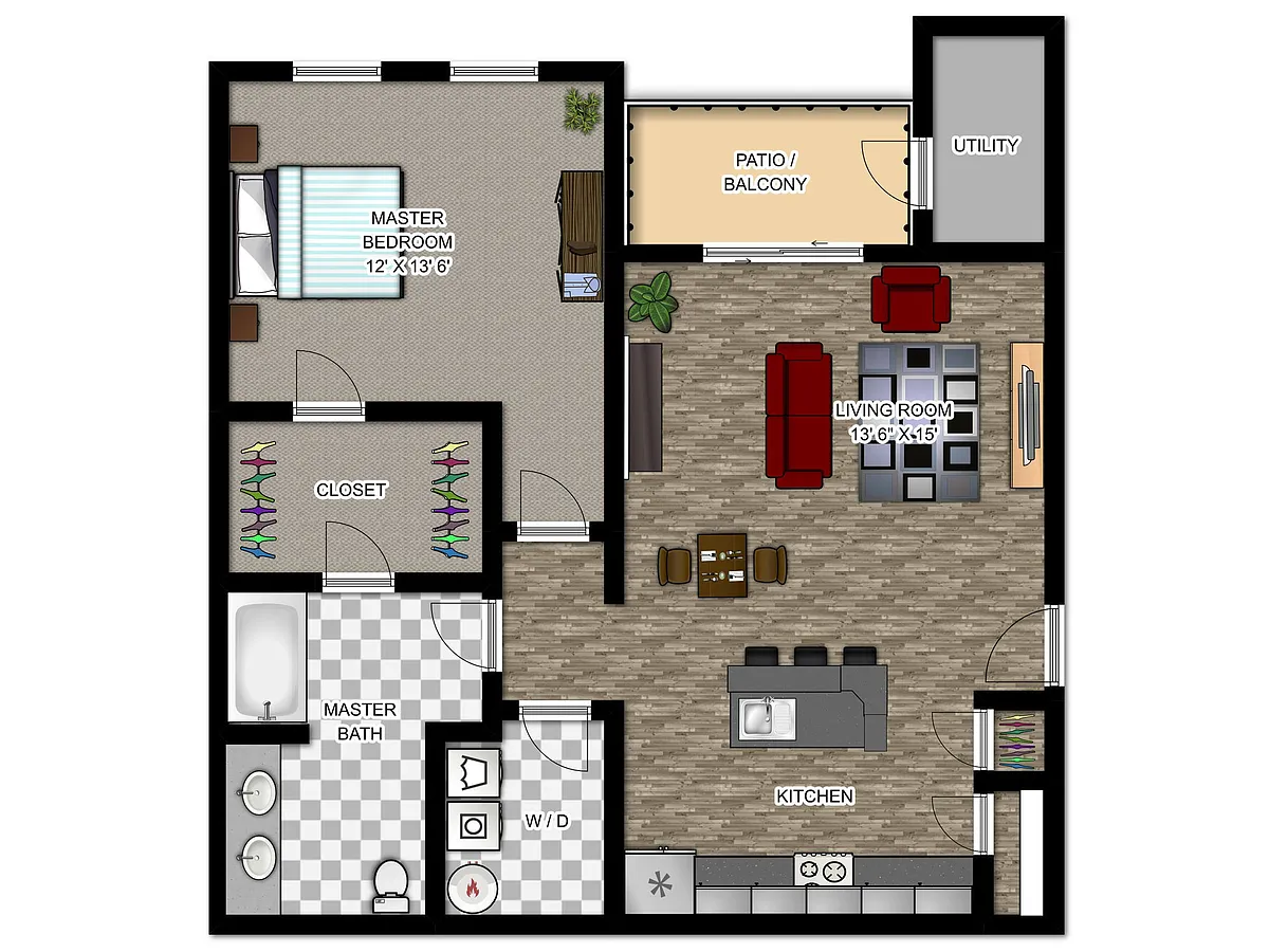 Floor plan A1