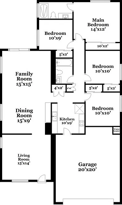 4 bed, 2.0 bath, 1460 sqft, $2,325 — Photo 2