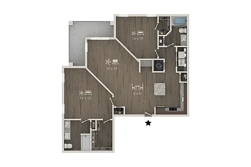Floor plan B6