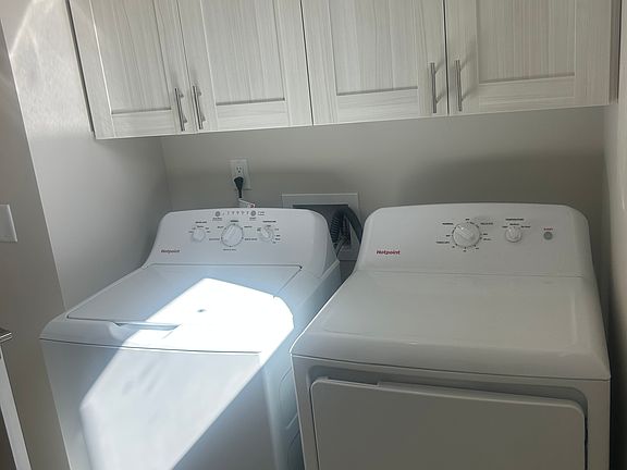 Laundry room and mechanical room