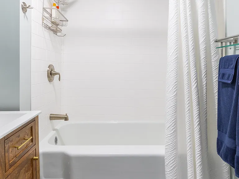 Large cast iron tub