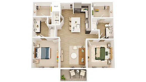Floor plan B2