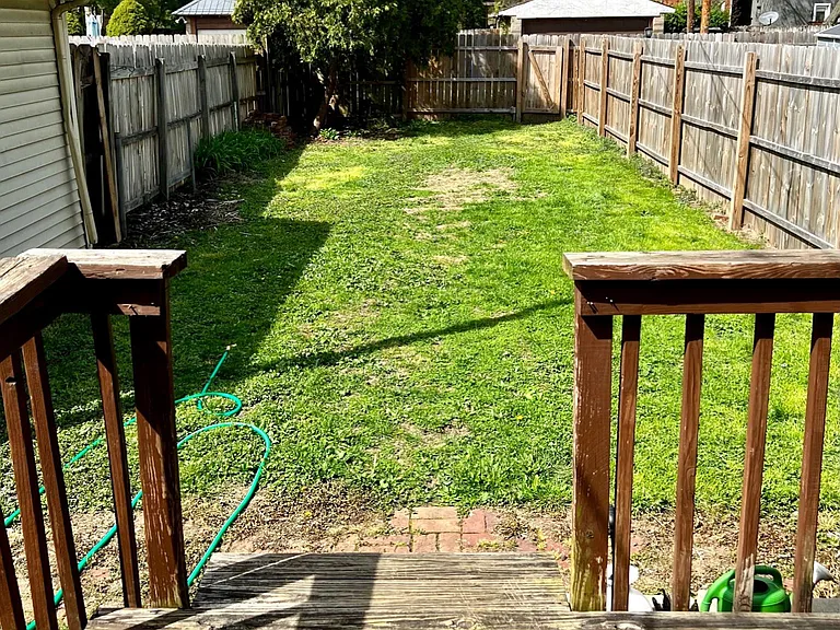 large, private outdoor space