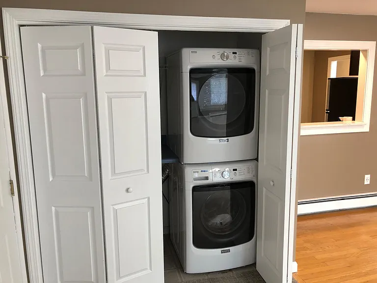 Washer and Dryer Closet