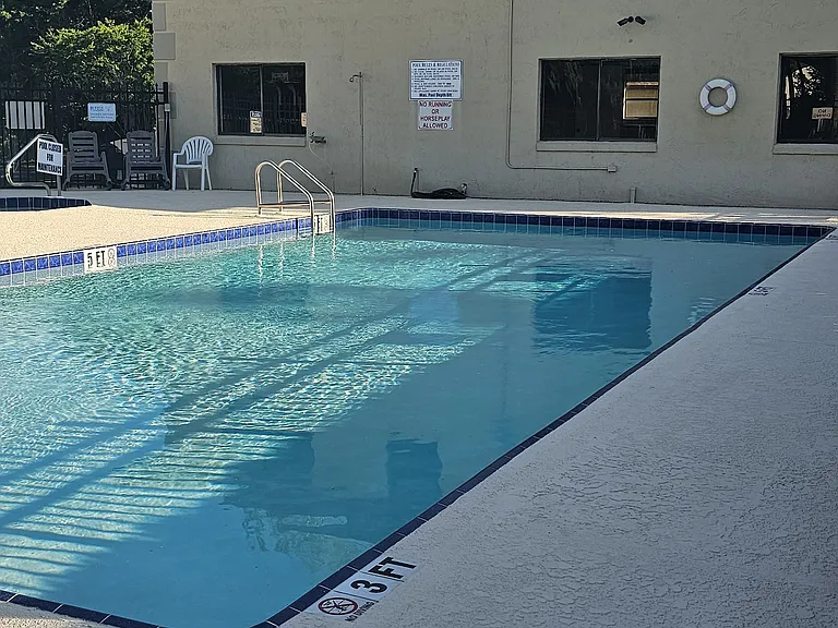 Community pool, hot tub and club house
