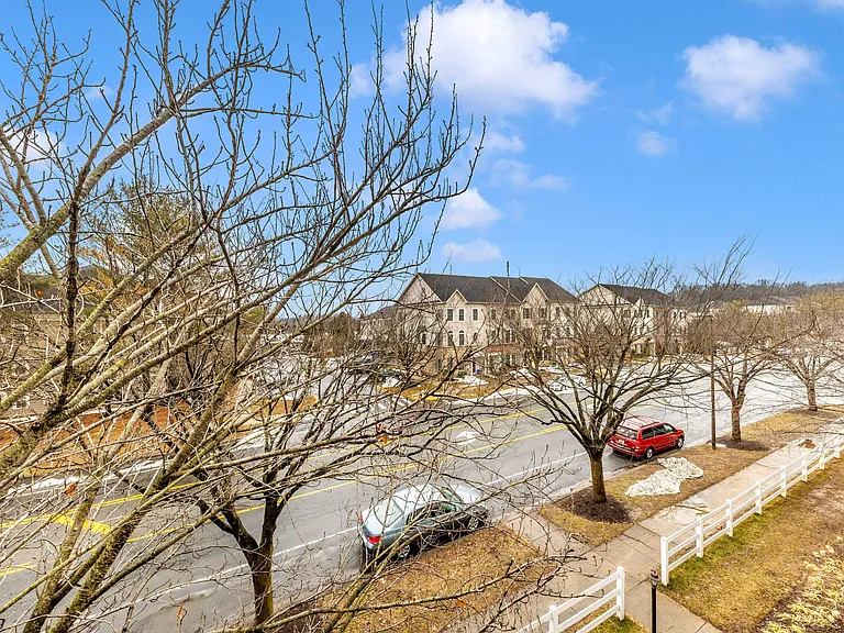 Street view from deck.