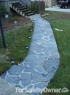 Flagstone Sidewalk