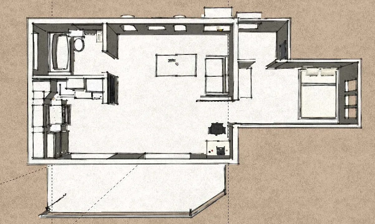 1 bed, 550 sqft, $2,550 — Photo 3