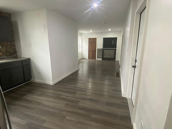 View from bedroom 2 to front door