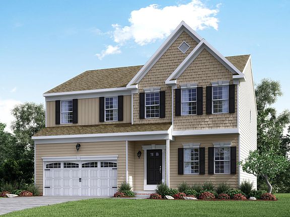 Elevation E Siding Facade Opt Garage Door