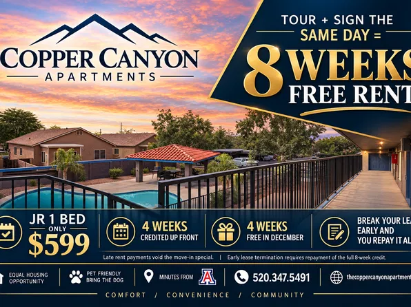 Copper Canyon Apartments, 3828 E Fort Lowell Rd APT 219, Tucson, AZ 85716