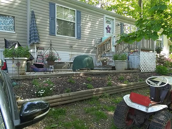 Cement patio and deck